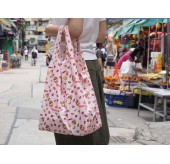 A06017 摺疊環保購物袋 癲噹甜品師造型 藝術手繪插畫風格 尼龍布料 