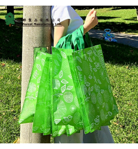 清新節慶禮品包裝大袋 (生日 公司年會 派對 復活節 父親節 兒童節 聖誕節 送禮) 多用途 *自家設計* SK-GREEN39