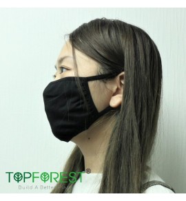 M01020 [抗疫雙口罩之選]超薄舒適透氣純棉布口罩(1個) 可放濾片*四邊彈力橡筋*環保耐用