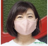 M02020  日本大熱立體3D瘦面棉布口罩( 1個裝)舒適防護*四邊貼服*環保耐用 可水洗重用 - 適合冷氣室內或冷天氣使用