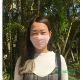 M16020  3D瘦面抗UV防曬UPF50降溫冰絲感舒爽輕薄透氣口罩 遮陽專用布/排汗速乾