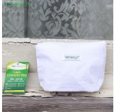 C01017 法式手工蕾絲純棉化妝袋 多用途收納 可放酒精搓手液/消毒濕紙巾/酒精棉片