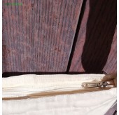 B02027/B02037/B02057 輕便單肩斜揹帆布袋(小袋大容量) 百份百純棉 袋口拉鍊保護