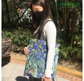 B22001A/1B/1C 名畫帆布袋 純棉拉鍊袋 優質印製 自家出品 