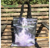 B22002A/2B/2C名畫帆布袋 純棉拉鍊袋 優質印製 自家出品