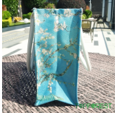 TOPFOREST - 新品上架 [世界名畫] 耐用防水拉鍊袋 | 梵高《盛開的杏花》大師級帆布油彩畫作 | 大容量 | 店主推介 | 自家優質出品 | 易配襯 B241101-AB